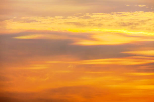 istock Orange cloud view in close up for blur background 1277348563