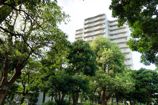istock Housing complex in Ichikawa, Chiba, Japan 1277355546