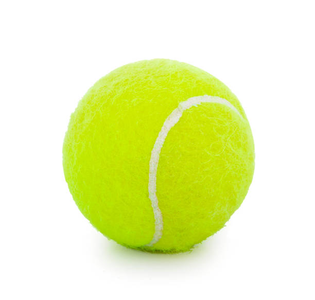 istock Tennis ball isolated on white background 1277355773