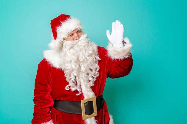 istock Santa Claus waving towards the camera 1277359640