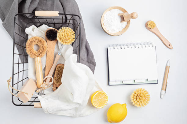 istock Home cleaning non toxic, natural products. Plastic free, zero waste lifestyle 1277366676