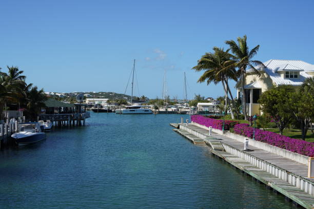istock Yacht harbor in Caribbean island 1277371978