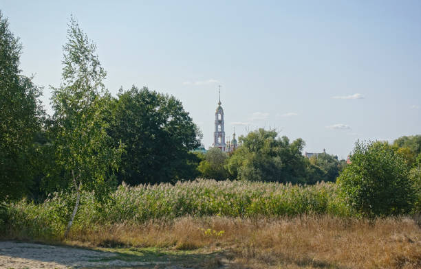 In the vicinity of Tambov on a sunny summer day