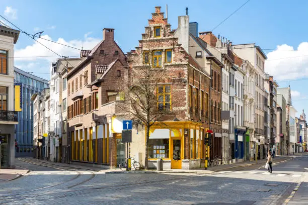 Photo of Meir Street Antwerp Belgium