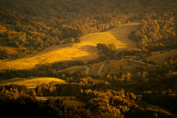 Autumnal mountain landscape
