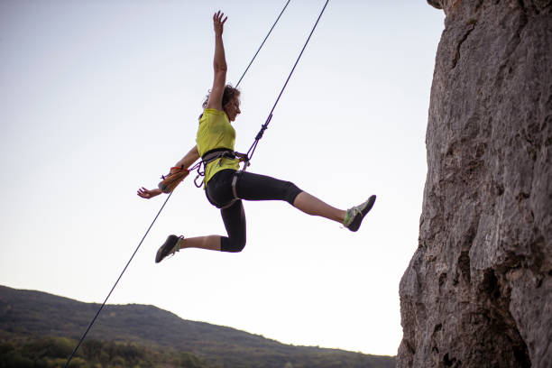 istock Adult female rock climber 1277391269