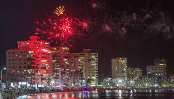 istock New Year's Eve Fireworks over Salinas, Ecuador 1277393497