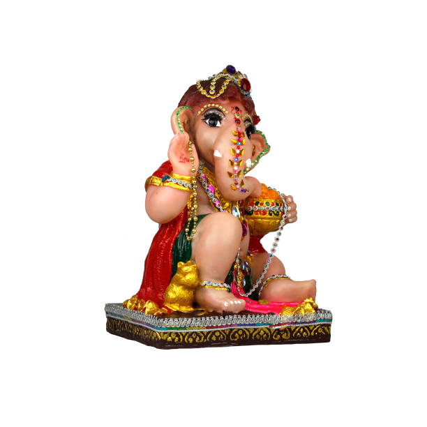istock Hindu goddess Ganesha  on a white background 1277393552