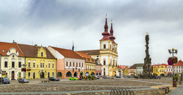 istock Main square in Kadan, Czech republic 1277394780