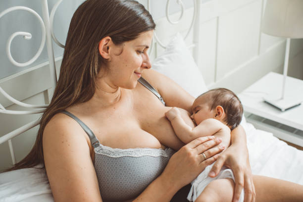 istock Mother breastfeeding baby 1277395169
