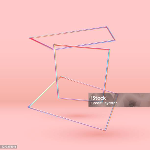 3d Rectangle Shape Objects Stock Illustration - Download Image Now ...