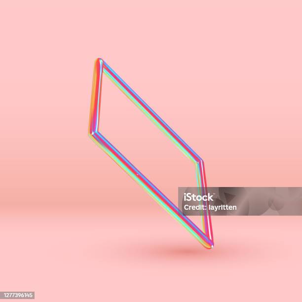 Objek Bentuk Persegi Panjang 3d Ilustrasi Stok - Unduh Gambar Sekarang