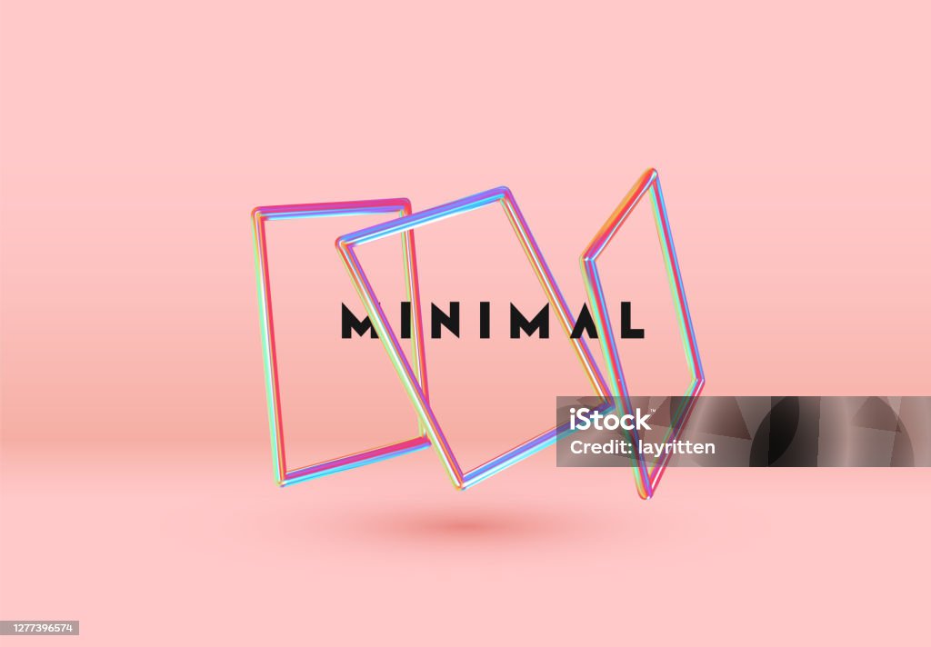 3d Rectangle Shape Objects Stock Illustration - Download Image Now ...
