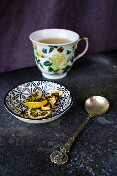 istock Set of tea, vintage silverware spoons 1277397657
