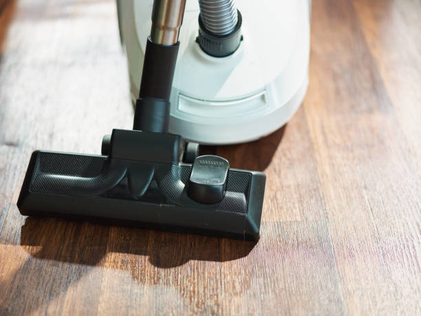 istock Closeup on vacuum cleaner on floor 1277397970