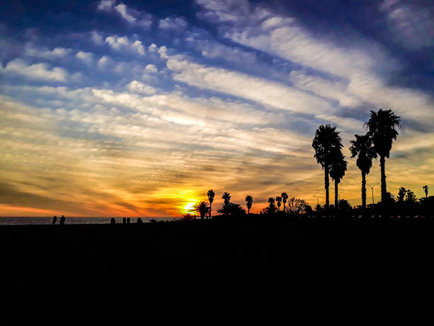 istock Coastal Sunset Scene at Montevideo City, Uruguay 1277400688