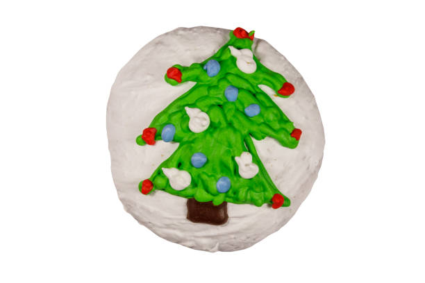 istock Christmas gingerbread cookie isolated on white background 1277408617