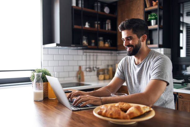 istock Portrait of a cheerful freelancer working 1277414265