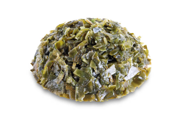 istock Healthy Seaweed on a white isolated background 1277415974
