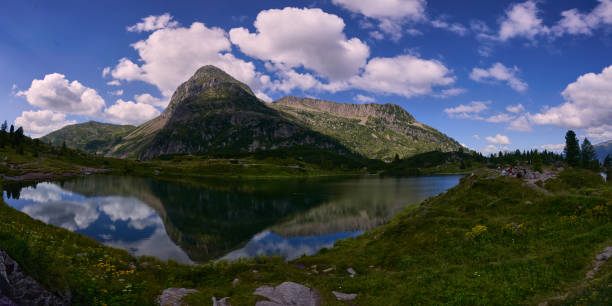 istock View from the trail to Col Bricon Lakes 1277417223