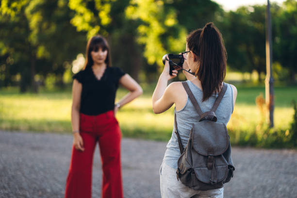 istock Pretty woman posing for camera 1277419865