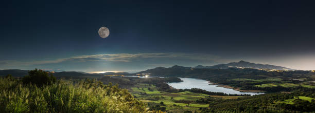 istock Full Moon over Marathons' Lake 1277423540