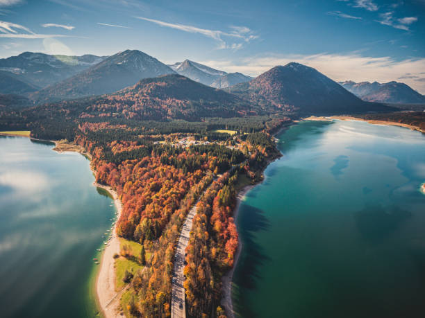 istock Autumn at Sylvenstein Bavaria 1277424319