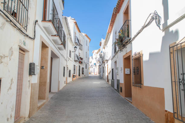 Benissa, Spain, Alicante Province Village of Benissa on the Costa Blanca benissa stock pictures, royalty-free photos & images