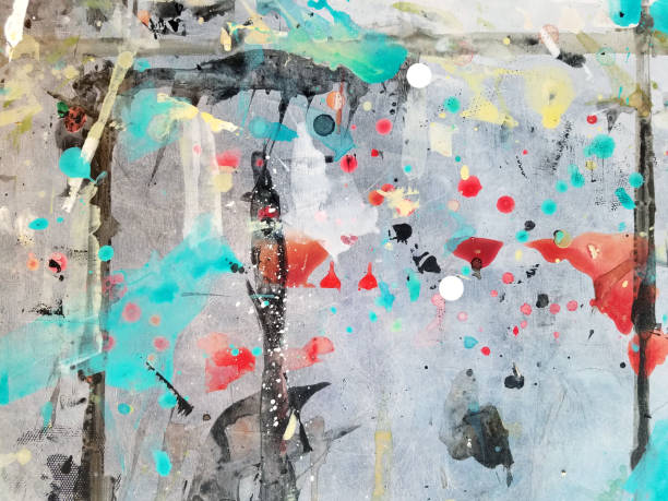istock Abstract modern grunge painting background 1277426794