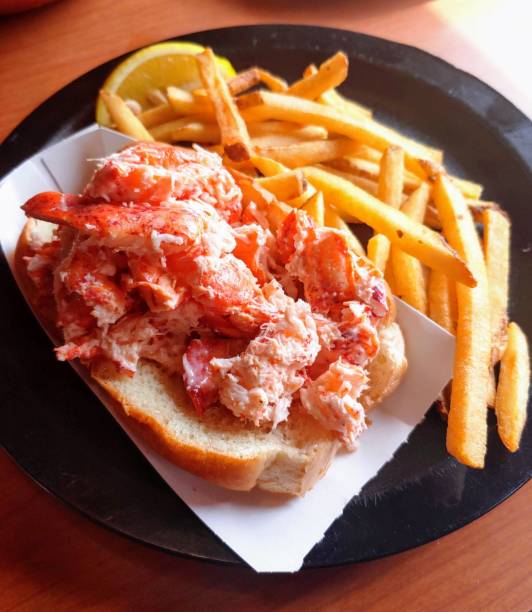 istock Lobster Roll And Fries 1277426997
