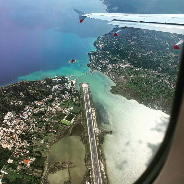 istock Corfu airfield from the air 1277430423