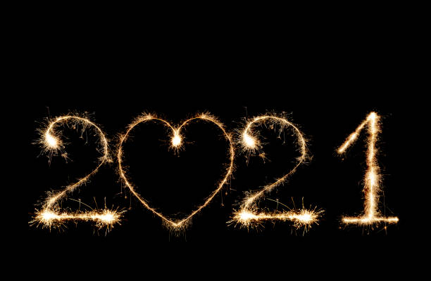 istock Sparkling golden New Year 2021 1277431342