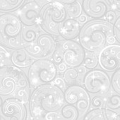 istock Seamless gray Christmas snowflakes background stock illustration 1277432544