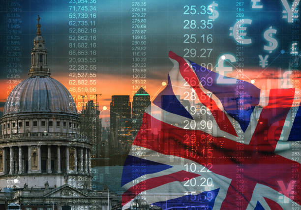istock Great Britain stock market graphic background 1277435796