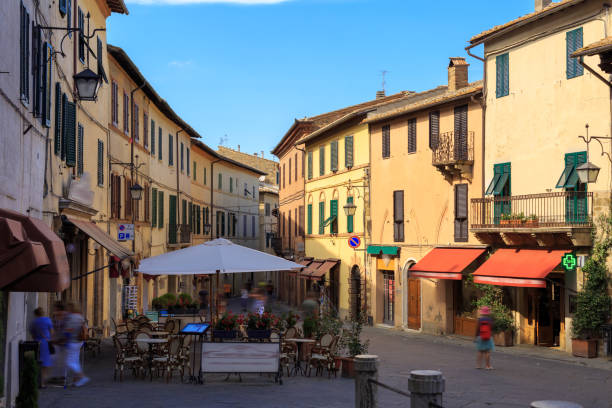 istock Montalcino tuscan town square 1277451900