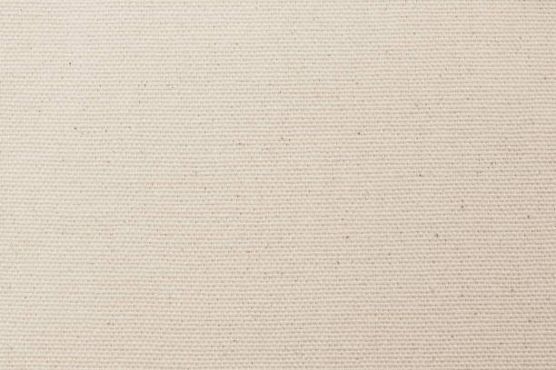 istock Hessian sackcloth woven texture pattern background in light cream beige brown color 1277452252