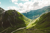 Scenic view of Furka pass