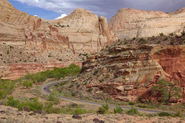 istock Road through Capitol Reef National Park, Utah, USA 1277481966