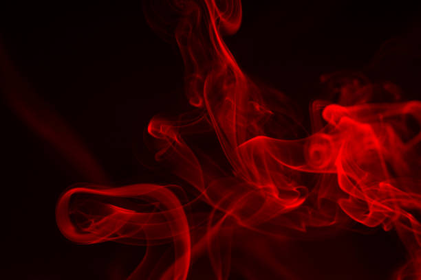 istock Colorful smoke close-up on a black background 1277484105