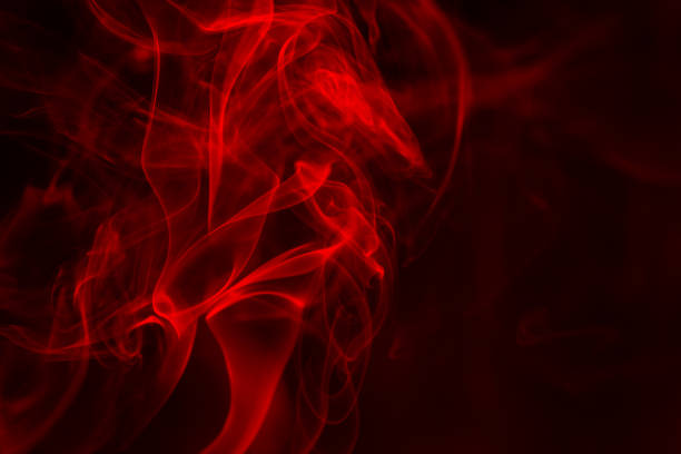 istock Colorful smoke close-up on a black background 1277484126