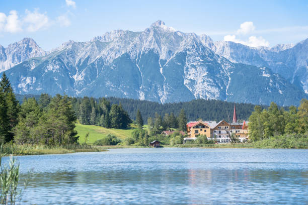 istock Lake Wildsee at Seefeld in Tirol, Austria 1277494956