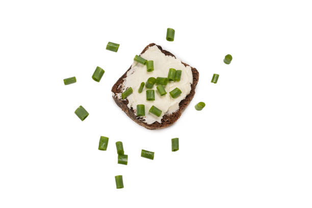 istock Brown bread and cheese isolated on white background. 1277501841