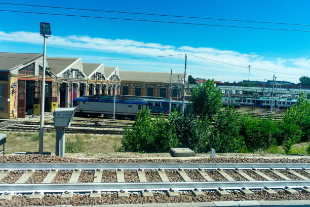 Bologna, Italy - 28 June 2018: The Bologna railway station, Italy