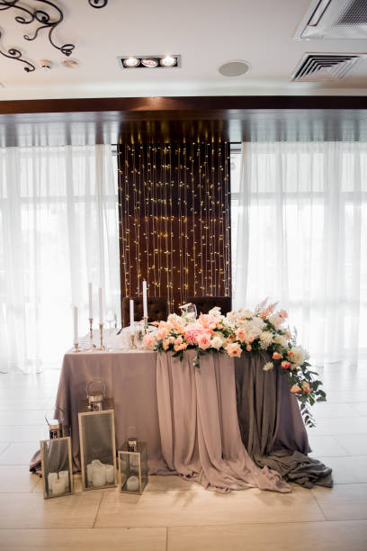 istock beautiful decor on the wedding in the restaurant 1277502252