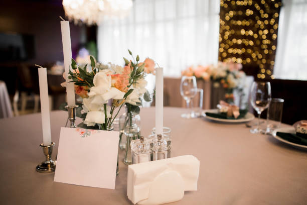 istock beautiful decor on the wedding in the restaurant 1277502786
