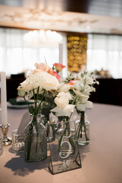 istock beautiful decor on the wedding in the restaurant 1277504104