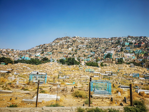 September 5, 2020 kabul Afghanistan Afghan graveyard in Kabul