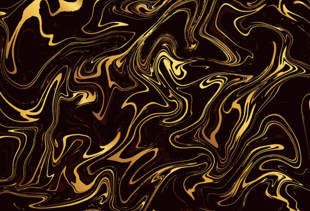 istock Abstract background with beautiful fantasy ink patterns. Liquid paint. Fluid art. The ornament of marble. Art design for your design. Colorful bright combination of colors. Modern colorful flow. 1277518499