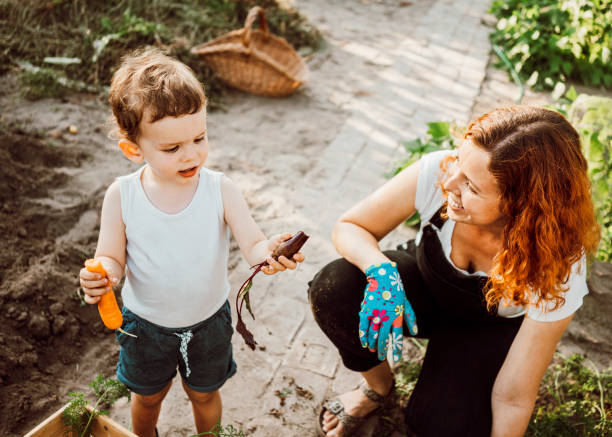 istock Family gardening together 1277519110