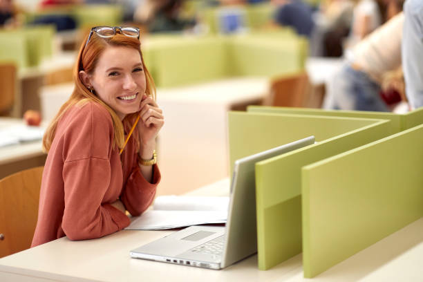istock A female student posing for a photo at a lecture 1277521621